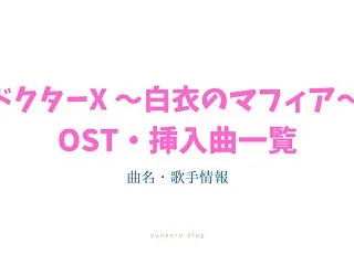 『ドクターX(韓国)白衣のマフィア』OS…