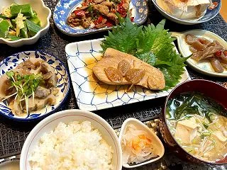 カジキマグロの生姜焼き