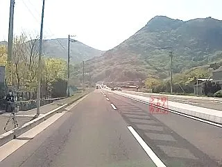 坂出市青海町 県道161号上り車線 手打…