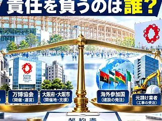 万博工事費未払い問題、誰の責任？アンゴラ…