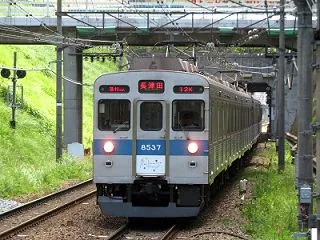 東急8500系(青帯Bunkamura)…