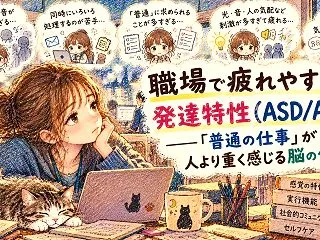 職場で疲れやすい発達特性（ASD/ADH…