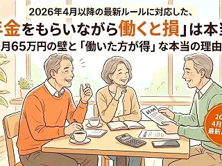 【年金の誤解】年金をもらいながら働くと「…