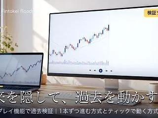 FXのリプレイ機能で過去検証｜1本ずつ進…