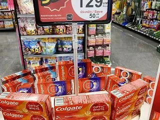 【タイ】歯磨き粉、Colgate OPT…