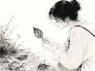 「道端に落ちている『葉っぱ』を一枚拾って…