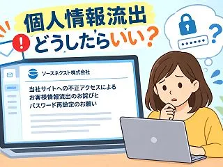 個人情報が流出したらどうしたらいい？今す…