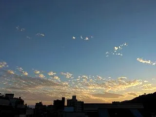 西広島駅の西の空……夕暮れ