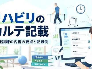 リハビリのカルテは何を書く？機能訓練の内…