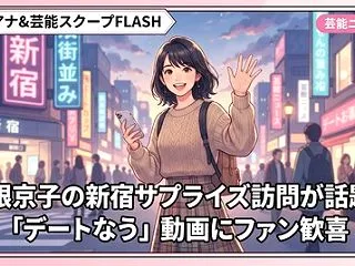 芳根京子の新宿サプライズ訪問が話題！「デ…
