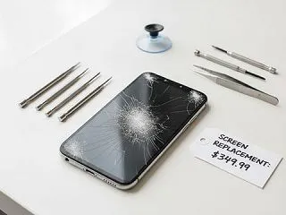 iPhone Duoの修理代は27万円超…