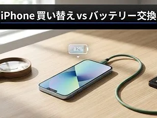 iPhoneは買い替えとバッテリー交換ど…