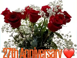 27回目の結婚記念日です❣️