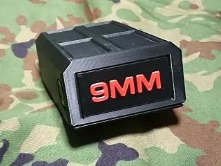 9mm弾用3Dプリンター製格納式弾薬収納…