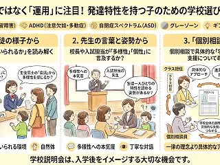 パンフレットでは分からない学校の“体温”…