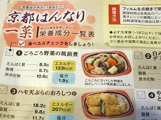 母が京都はんなり一菜(ベルーナグルメ)を…
