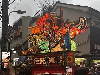 品川でねぶた祭り！？巨大ねぶたが中延の商…