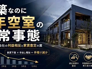 新築から1年決まらない空室。建築時の「高…