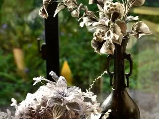 思い出の和紙の花