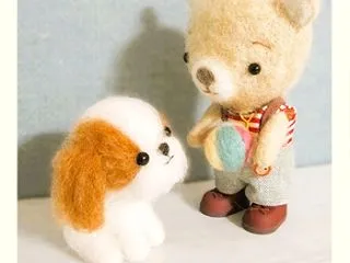 ☆羊毛フェルトの犬のシーズー♪