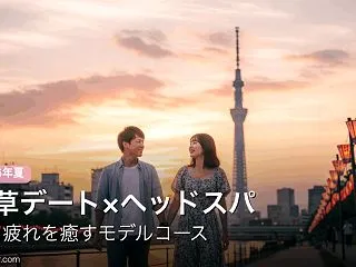 浅草デートの休憩はヘッドスパが正解｜歩き…