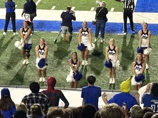 次女の大学のフットボール試合