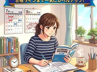 7月、8月は社労士試験対策のボーナスタイ…
