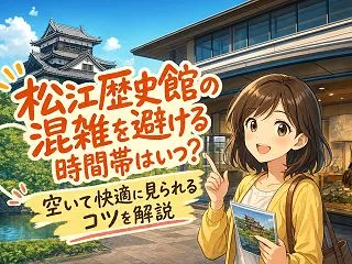 松江歴史館の混雑を避ける時間帯はいつ？空…