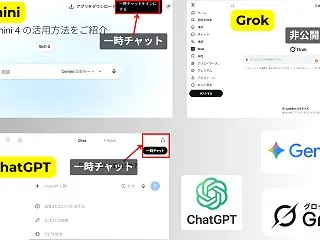 ChatGPT・Gemini・Grok・…