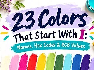 23 Colors That Start…