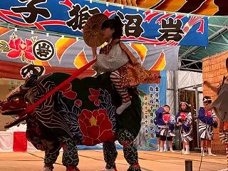 夢の獅子乗り 国性爺合戦 千葉、長生村