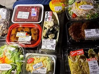 今日の車中泊飯