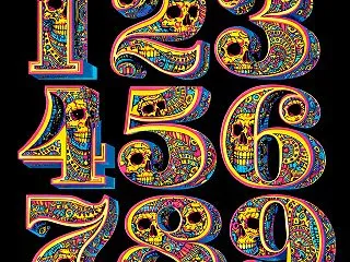 髑髏の数字（SKULL LINE WOR…