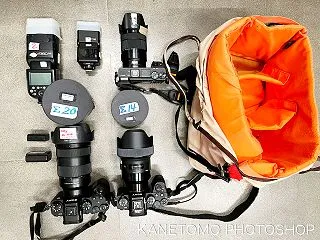 祭りの記録写真を撮る機材