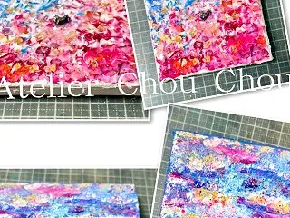 ☆アクリル絵の具でミニアートを描く