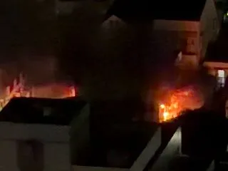東京都豊島区東池袋2丁目で火事