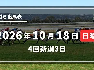 2026年10月18日(日) 4回新潟2…