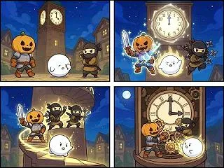 眠らぬ時計塔の奇妙な午後⏰🌀**Welc…