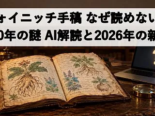 ヴォイニッチ手稿とは？なぜ読めない？AI…
