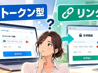 クレジットカード決済はトークン型？リンク…