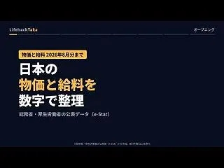 日本の物価と給料 8月分まで｜消費者物価…