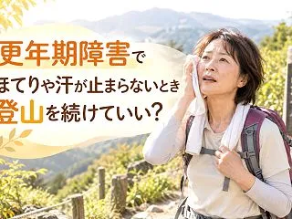 更年期障害でほてりや汗が止まらないとき登…