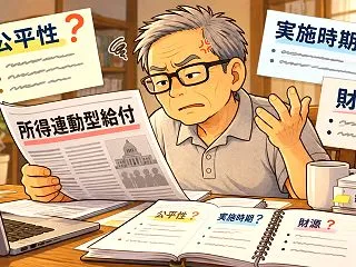 年金200万円と給与200万円。大根の値…