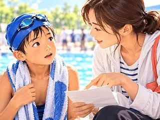 小学生の50m自由形、後半で失速するのは…