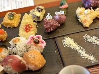 天ぷらと手まり寿司 都 in京都