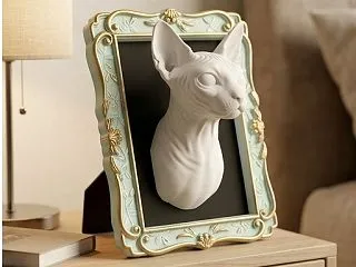 スフィンクスのルネサンス肖像画壁掛けレリ…