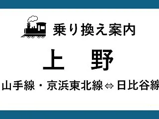 【上野駅】山手線・京浜東北線⇔日比谷線の…