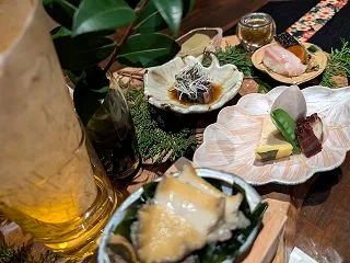 月のうさぎ(夜) @富戸
