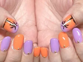 ヤシの木ネイル