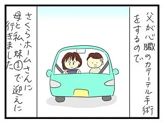 両親の近況(カテーテル手術で入院編)①